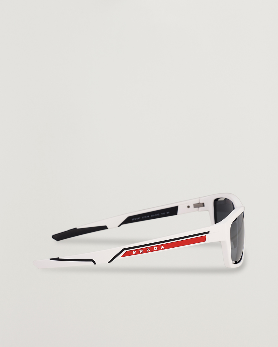 Homme | Prada Linea Rossa 0PS 04YS Sunglasses White | Prada Linea Rossa | 0PS 04YS Sunglasses White