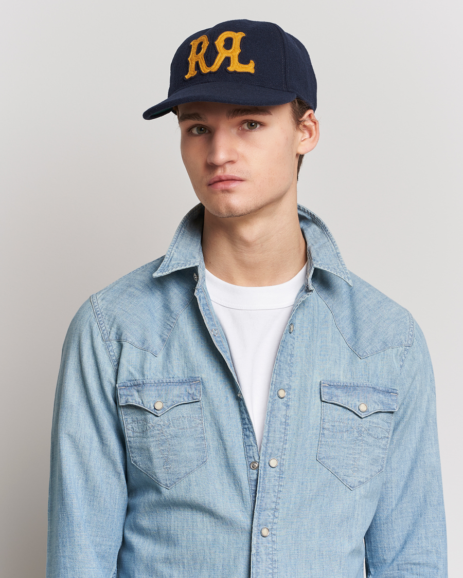 Homme | RRL Wool Ball Cap Navy | RRL | Wool Ball Cap Navy