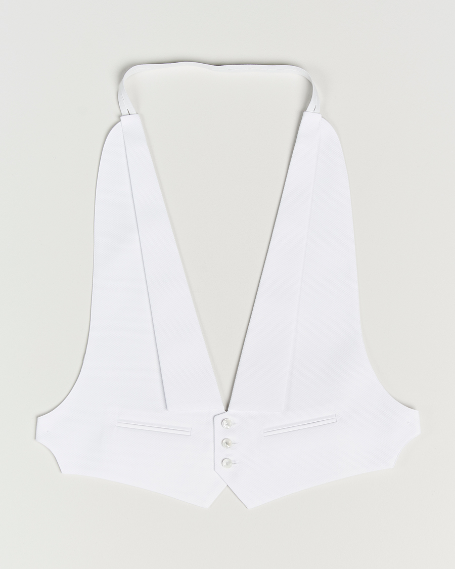 Heren | Overhemden | Stenströms | Evening Waistcoat White