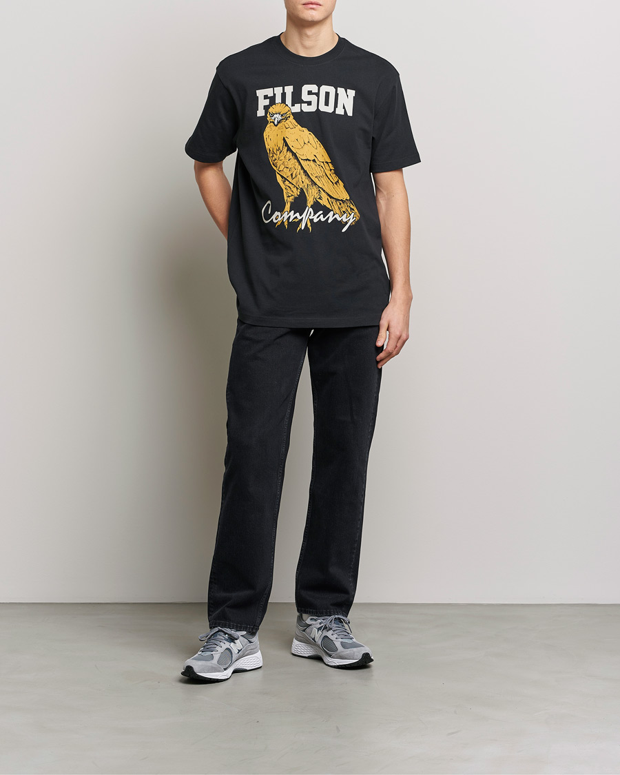 Homme | T-shirts | Filson | Pioneer Graphic T-Shirt Black
