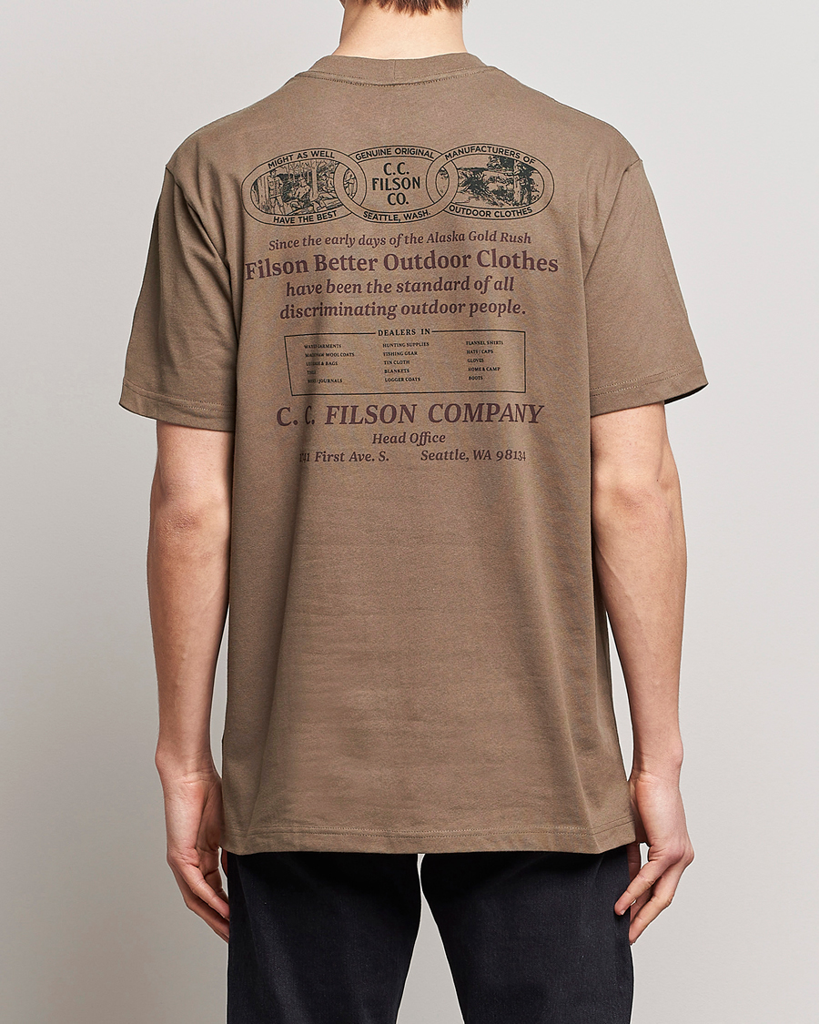 Homme | T-shirts | Filson | Pioneer Graphic T-Shirt Morel