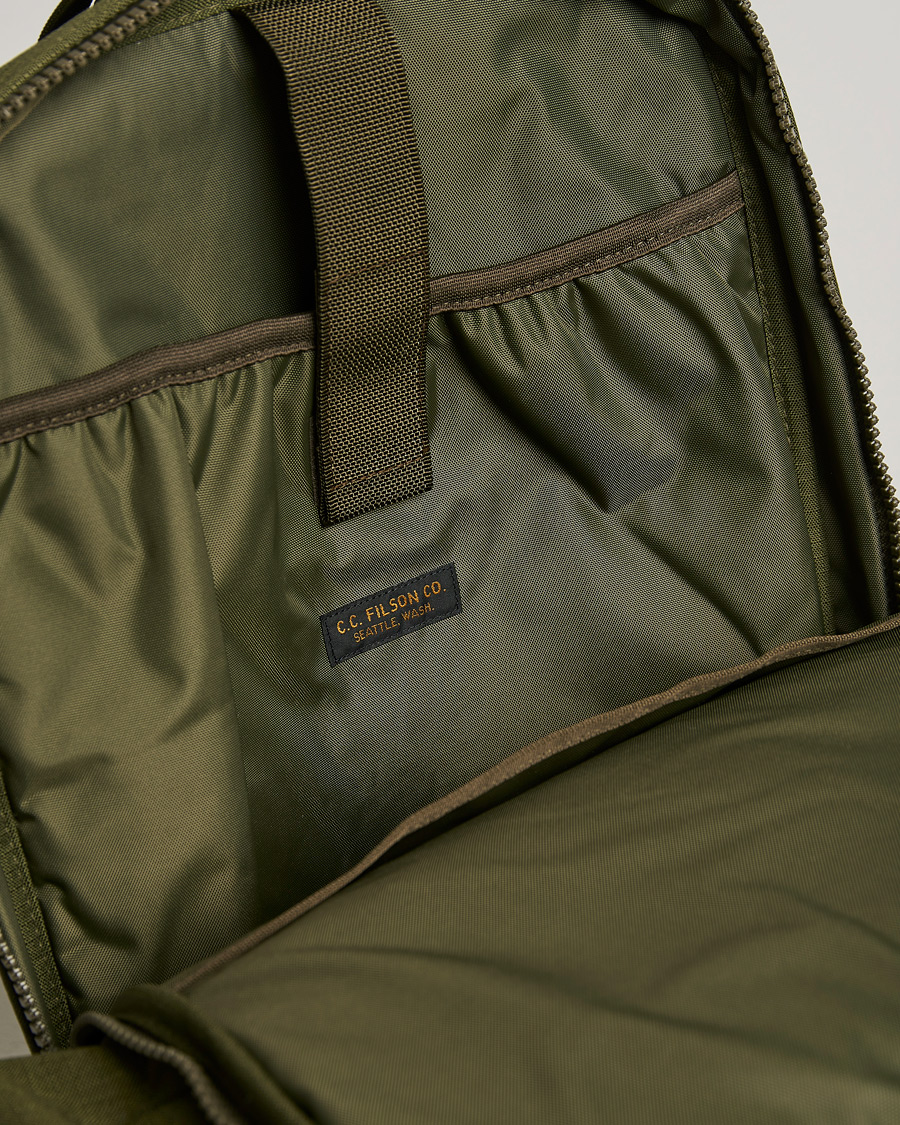 Homme | Filson Ripstop Nylon Backpack Surplus Green | Filson | Ripstop Nylon Backpack Surplus Green