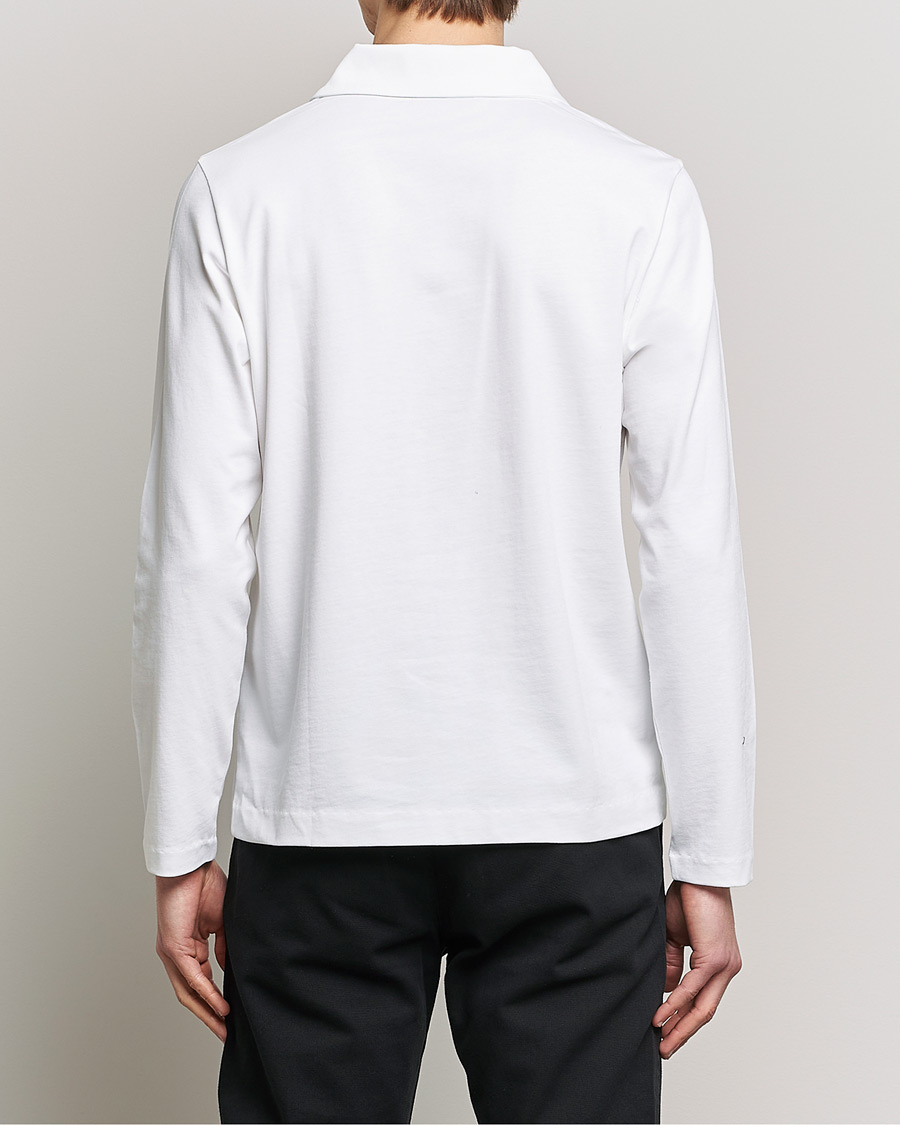 Homme | Pulls Et Tricots | A Day's March | Branford Long Sleeve Jersey Polo Off White