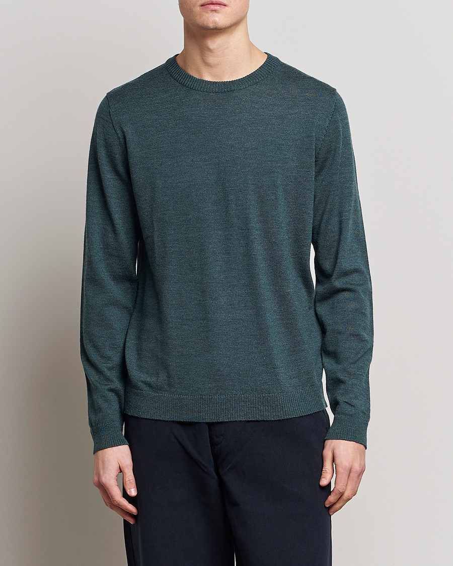 Homme | Pulls Et Tricots | A Day's March | Alagon Merino Crew Pine mel