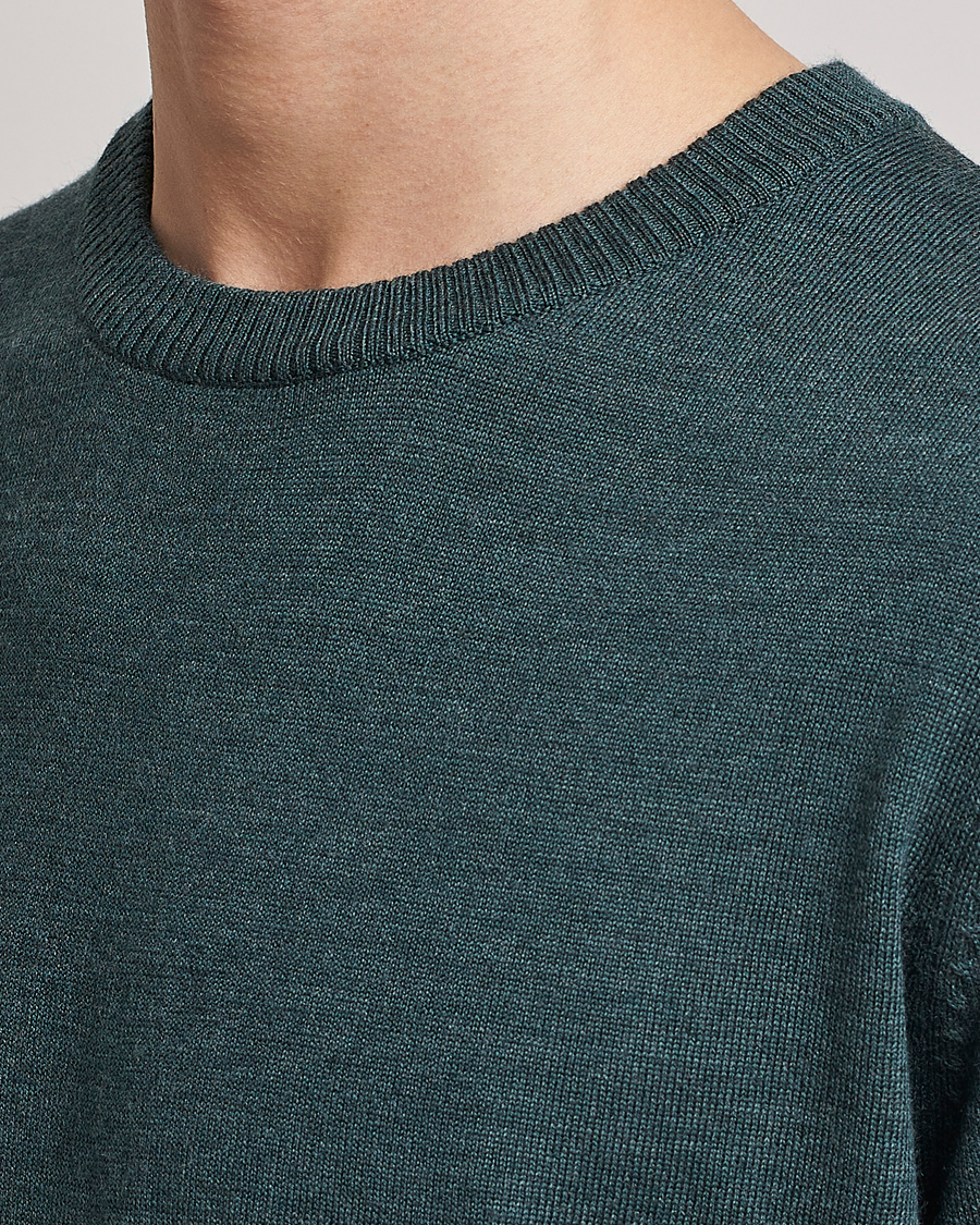 Homme | Pulls Et Tricots | A Day's March | Alagon Merino Crew Pine mel