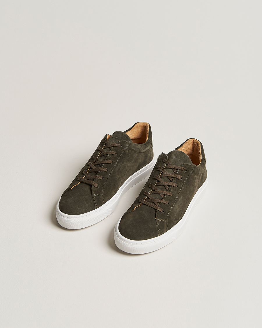 Homme | A Day's March Marching Suede Sneaker Dark Olive | A Day's March | Marching Suede Sneaker Dark Olive