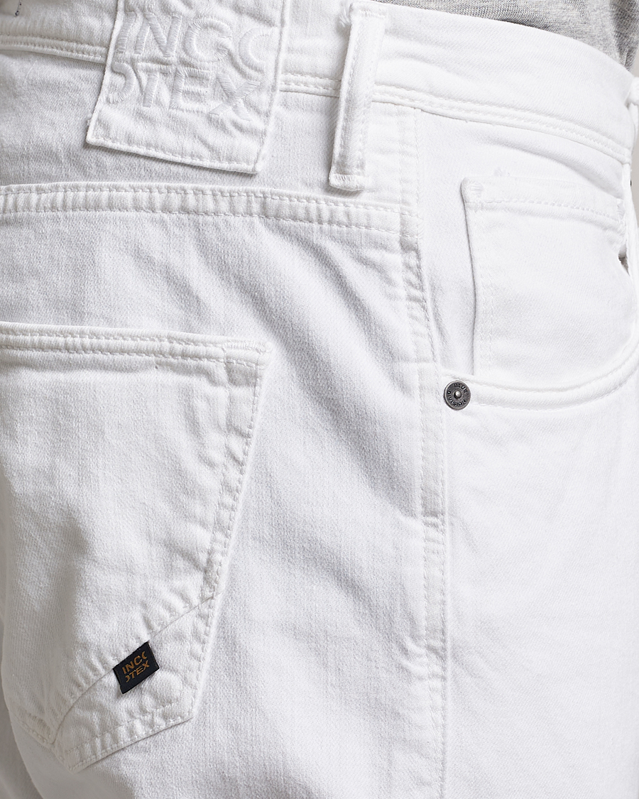 Heren | Broeken | Incotex | Cotton Stretch 5-Pocket Pants White