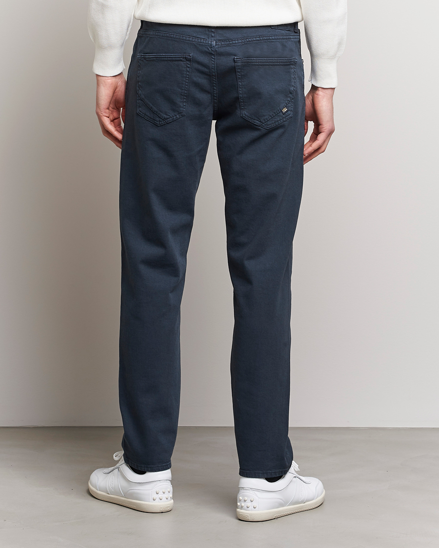 Heren | Broeken | Incotex | Cotton Stretch 5-Pocket Pants Navy