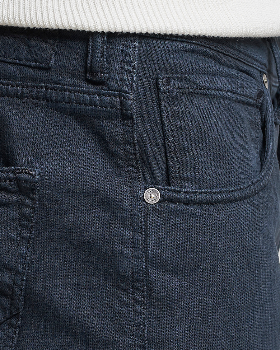 Heren | Broeken | Incotex | Cotton Stretch 5-Pocket Pants Navy