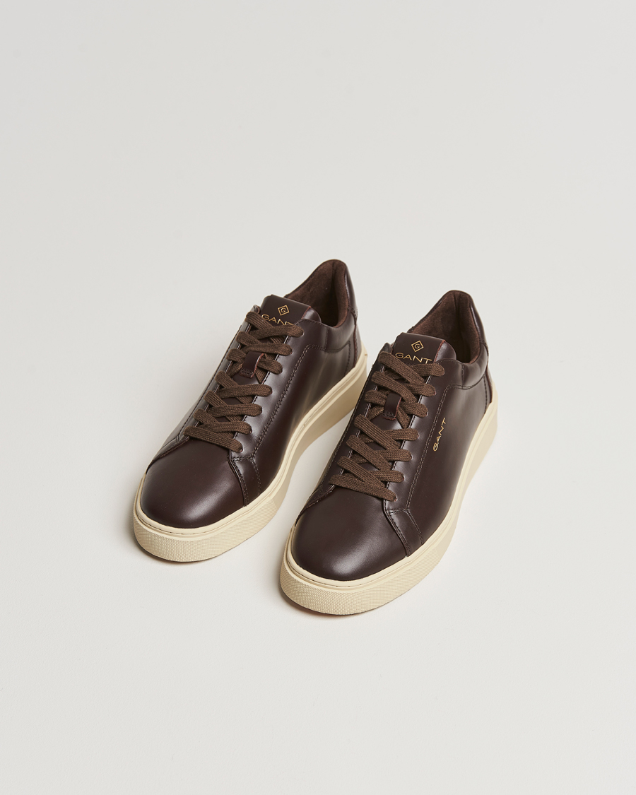 Heren | GANT Mc Julien Leather Sneaker Dark Brown | GANT | Mc Julien Leather Sneaker Dark Brown