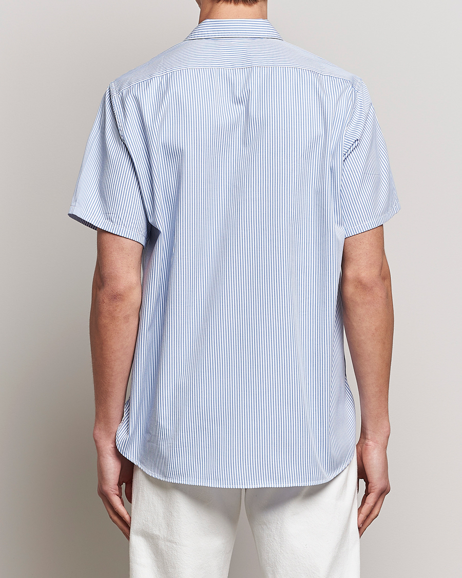 Heren | Overhemden | BEAMS PLUS | Short Sleeve Work Shirt Light Blue