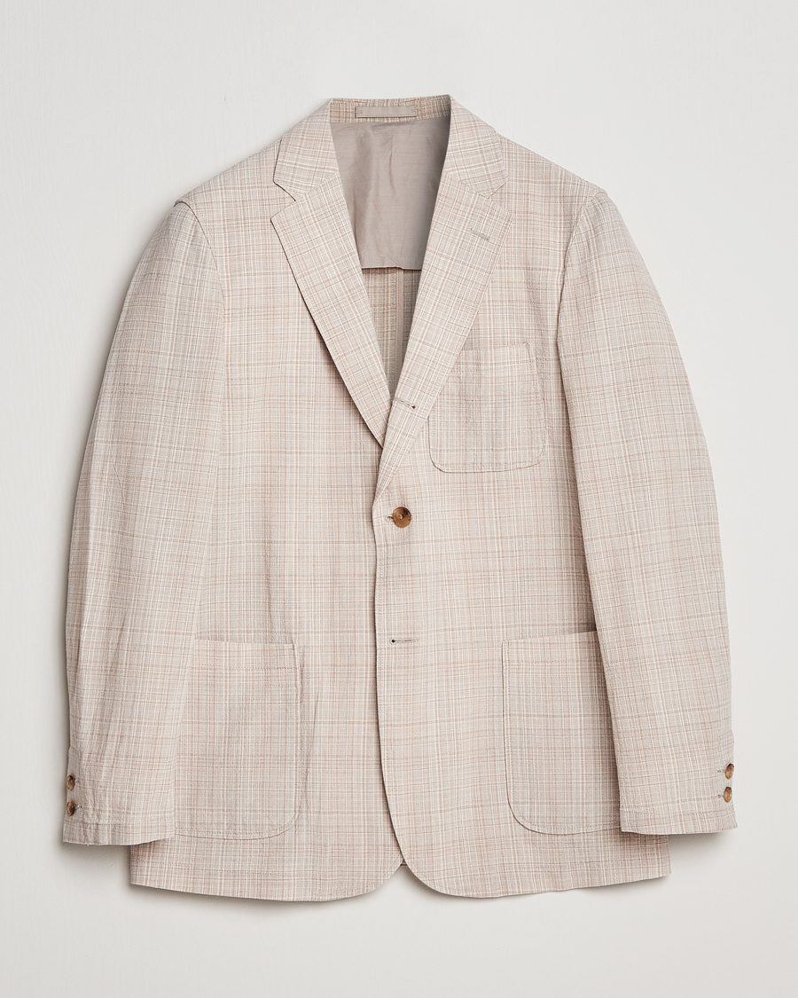 Homme | Blazers | BEAMS PLUS | Cotton/Linen Comfort Jacket Natural