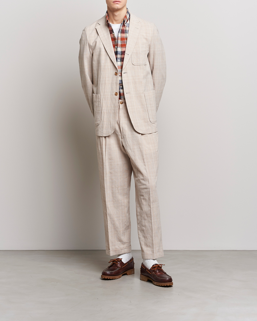 Homme | Blazers | BEAMS PLUS | Cotton/Linen Comfort Jacket Natural
