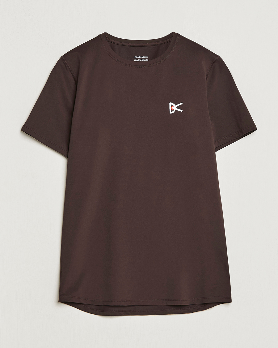 Homme | T-shirts | District Vision | Deva-Tech Short Sleeve T-Shirt Cacao