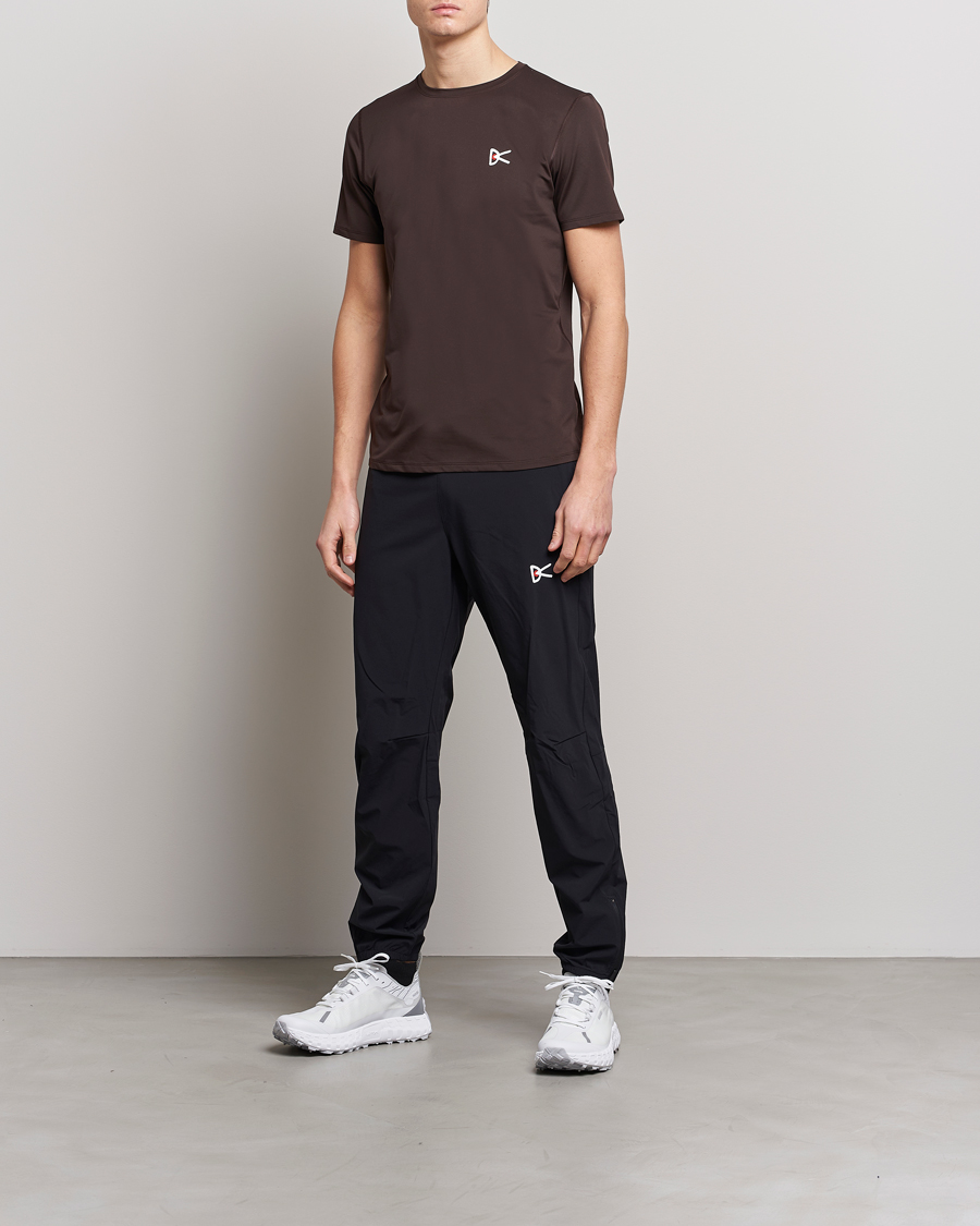 Homme | T-shirts | District Vision | Deva-Tech Short Sleeve T-Shirt Cacao