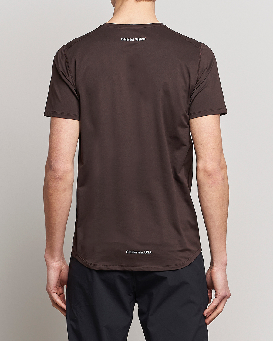 Homme | T-shirts | District Vision | Deva-Tech Short Sleeve T-Shirt Cacao