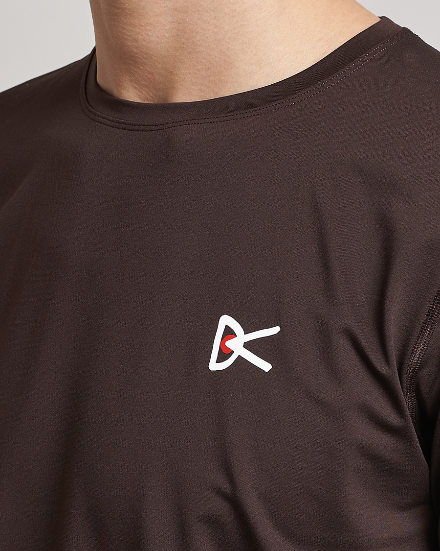 Homme | T-shirts | District Vision | Deva-Tech Short Sleeve T-Shirt Cacao