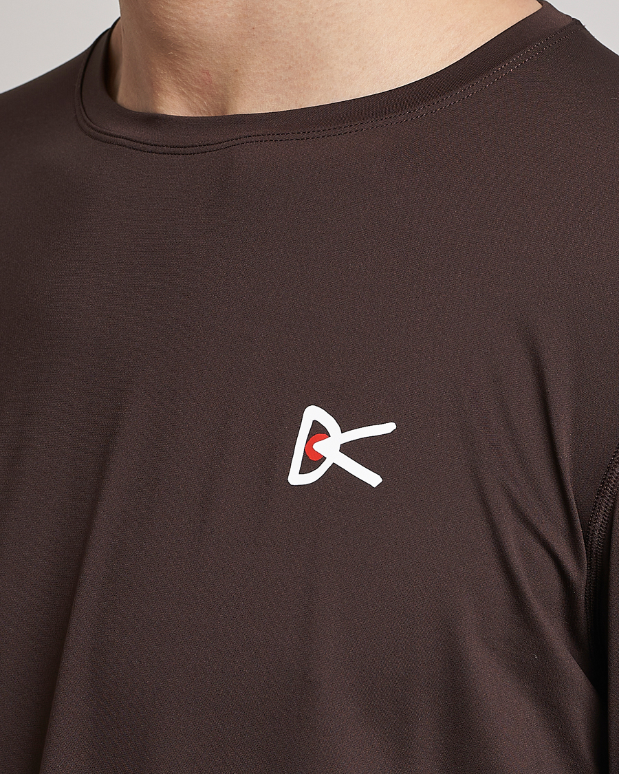 Homme | T-shirts | District Vision | Deva-Tech Long Sleeve T-Shirt Cacao