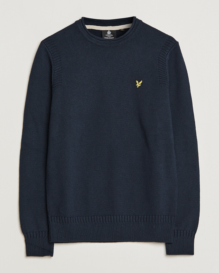Homme | Pulls Et Tricots | Lyle & Scott | Soef Rll Mock Neck Sweater Dark Navy