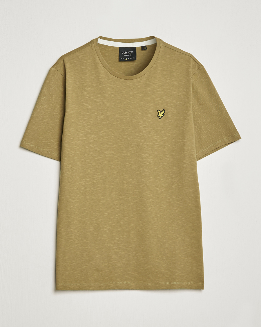 Heren | T-shirts | Lyle & Scott | Slub T-Shirt Sea Weed