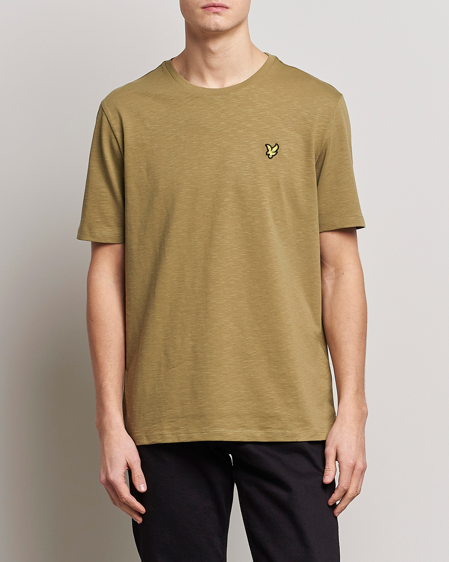 Heren | T-shirts | Lyle & Scott | Slub T-Shirt Sea Weed