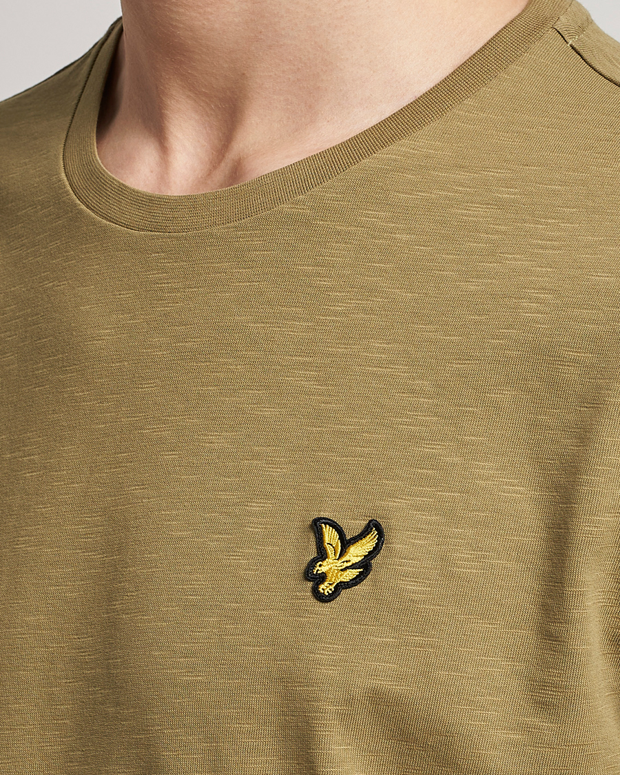 Heren | T-shirts | Lyle & Scott | Slub T-Shirt Sea Weed