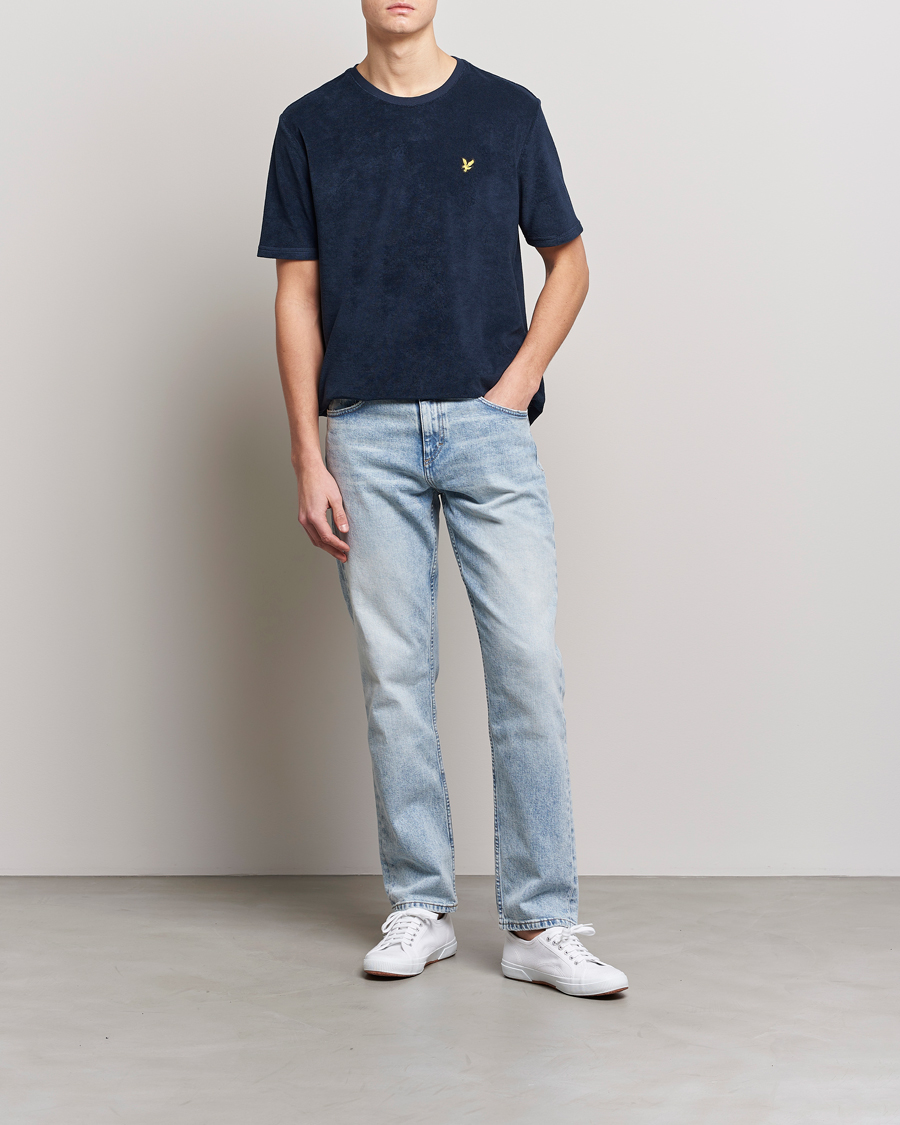 Heren | T-shirts | Lyle & Scott | Terry T-Shirt Dark Navy