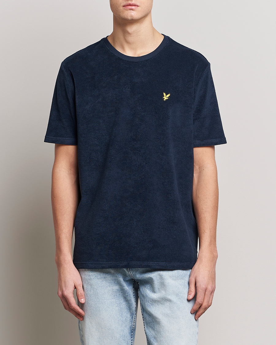 Heren | T-shirts | Lyle & Scott | Terry T-Shirt Dark Navy