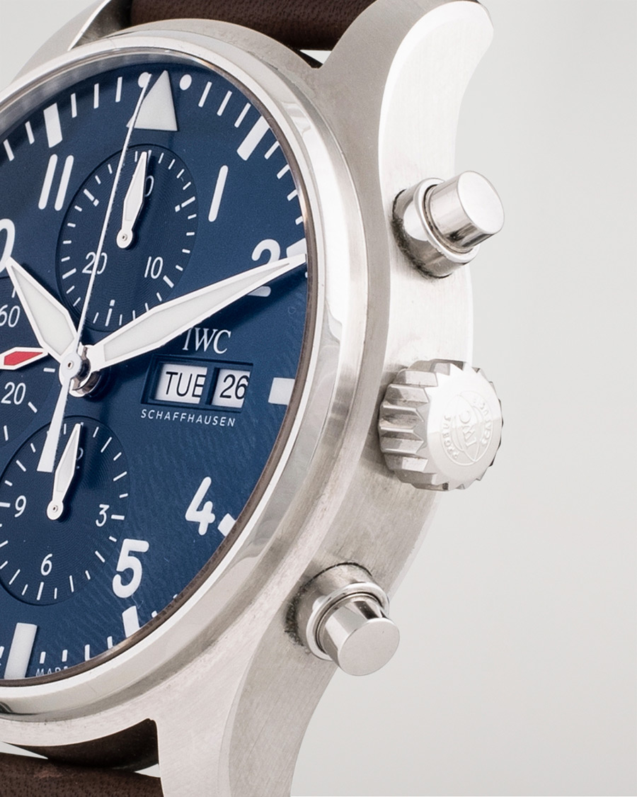 Homme | Pre-Owned & Vintage Watches | IWC Pre-Owned | Le Petit Prince Chronograph IW377714 Steel Blue