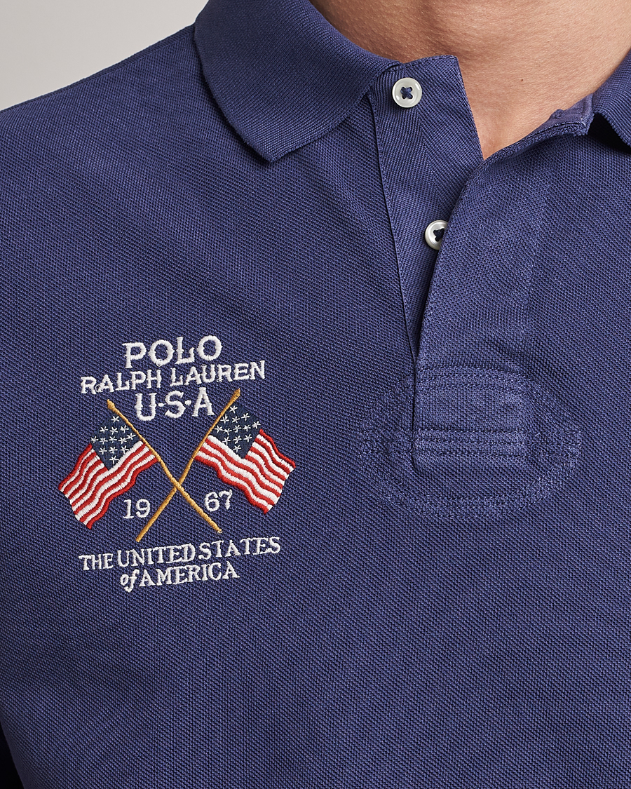 Heren | Polo's | Polo Ralph Lauren | Classic Fit Flag Polo Boathouse Navy