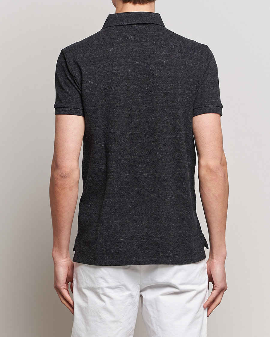 Homme | Polos | Polo Ralph Lauren | Custom Slim Fit Polo Black Marl Heather