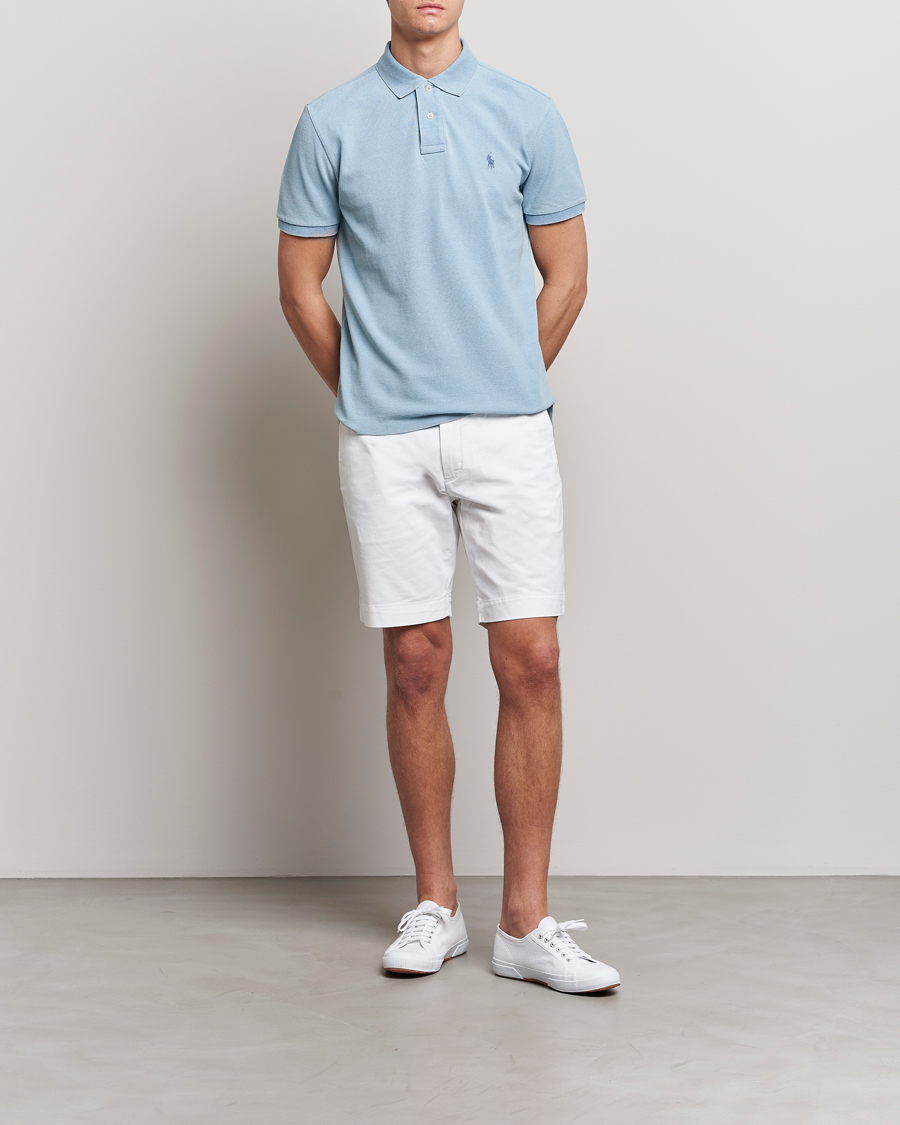 Homme | Polos | Polo Ralph Lauren | Custom Slim Fit Polo Light Indigo