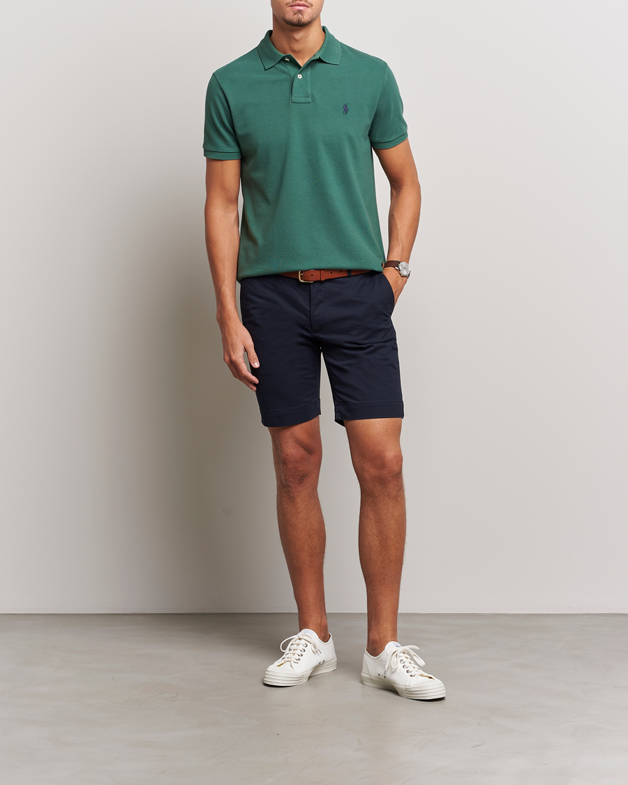 Homme | Polos | Polo Ralph Lauren | Custom Slim Fit Polo Washed Forest
