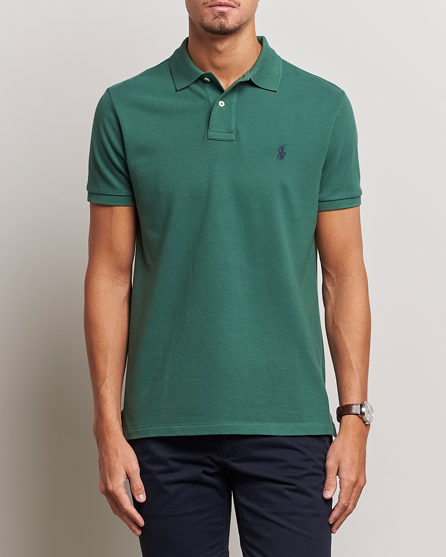 Homme | Polos | Polo Ralph Lauren | Custom Slim Fit Polo Washed Forest