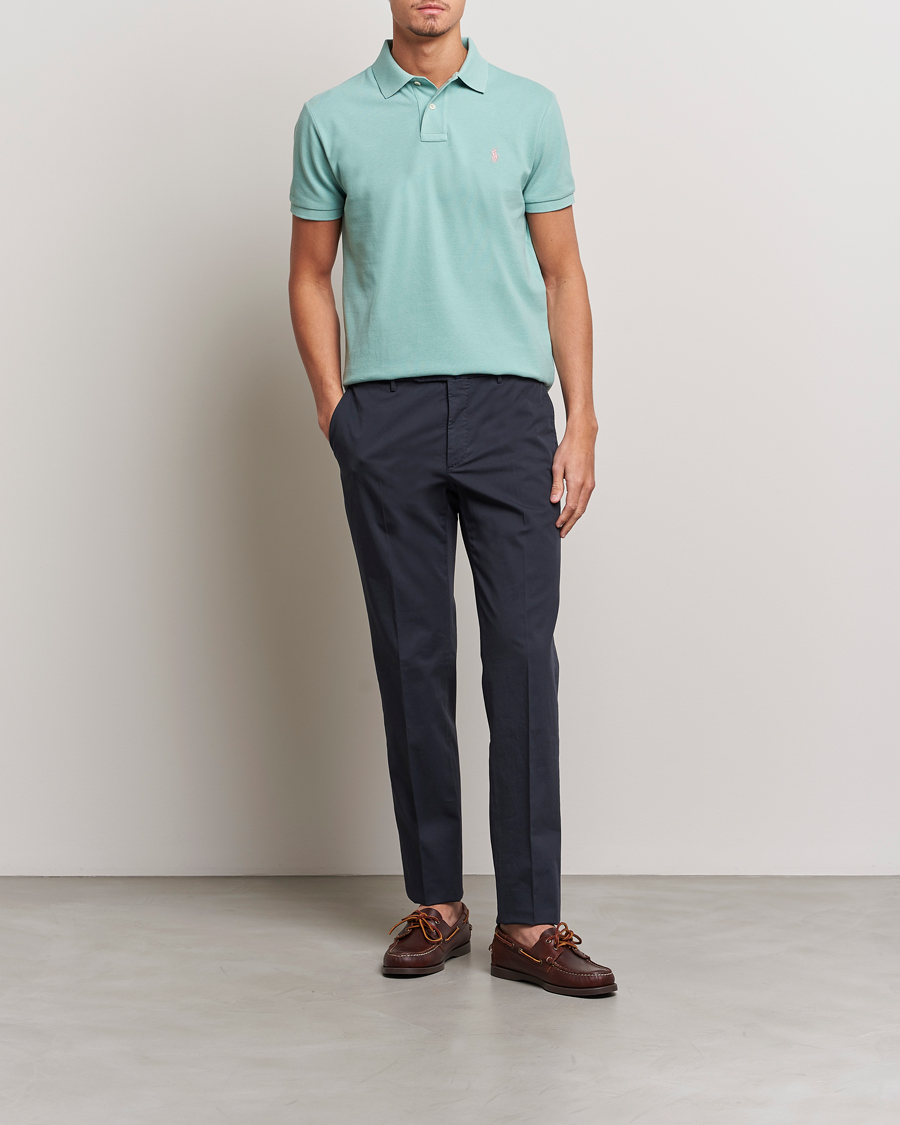 Heren | Polo's | Polo Ralph Lauren | Custom Slim Fit Polo Essex Green