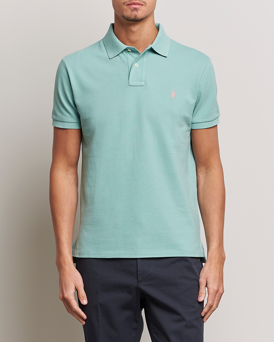 Heren | Polo's | Polo Ralph Lauren | Custom Slim Fit Polo Essex Green
