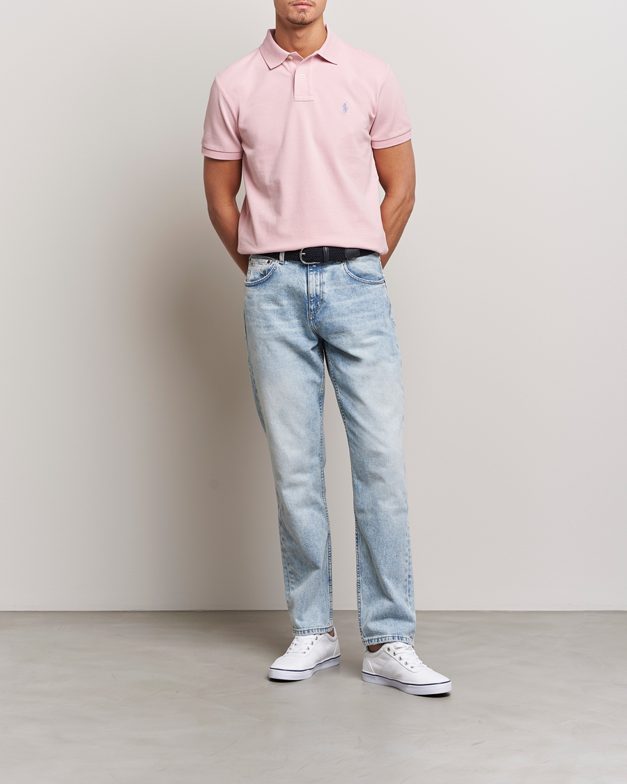 Homme | Polos | Polo Ralph Lauren | Custom Slim Fit Polo Chino Pink