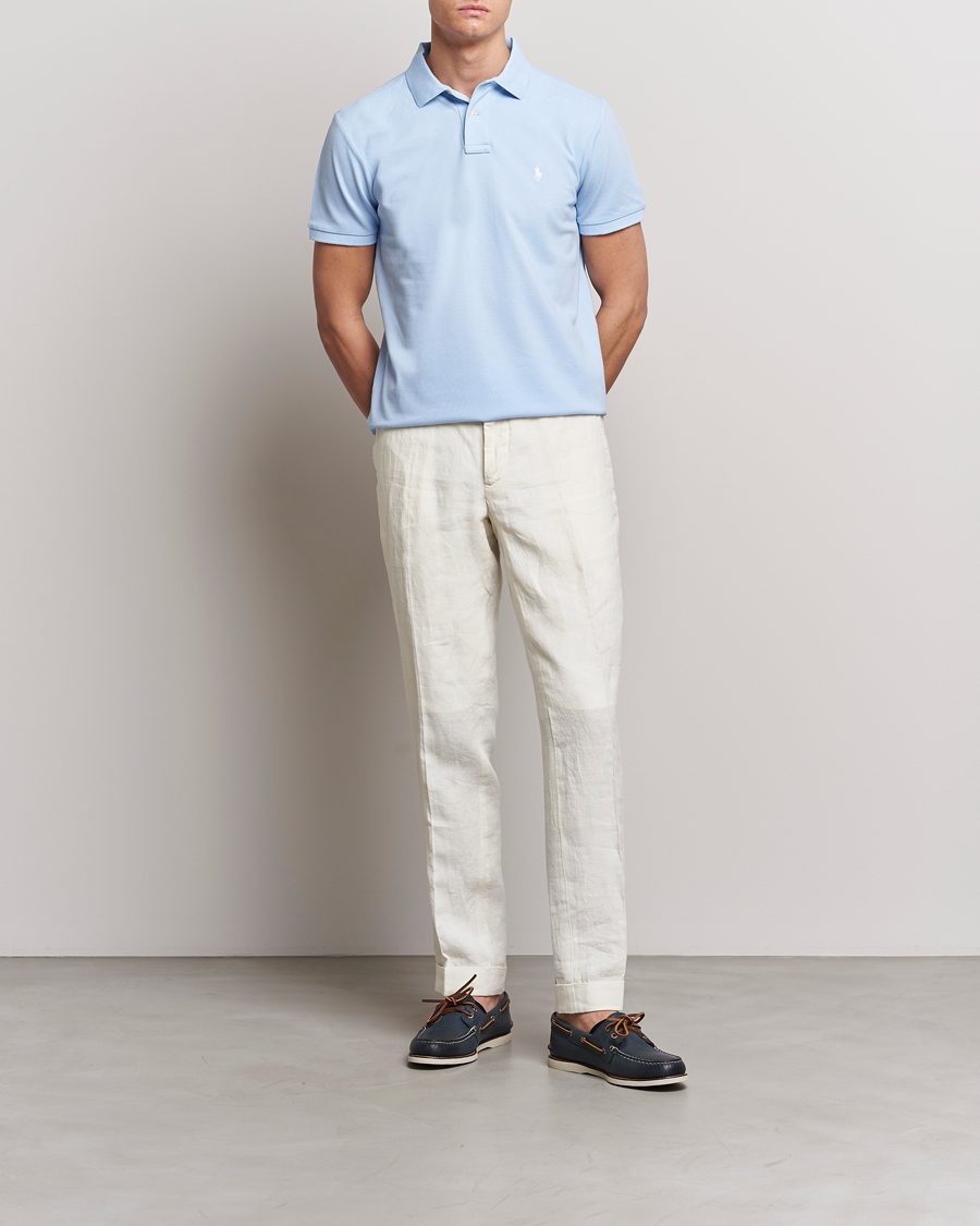 Heren | Polo's | Polo Ralph Lauren | Custom Slim Fit Polo Office Blue