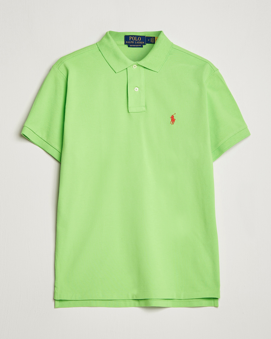 Homme | Polos | Polo Ralph Lauren | Custom Slim Fit Polo Kiwi Lime