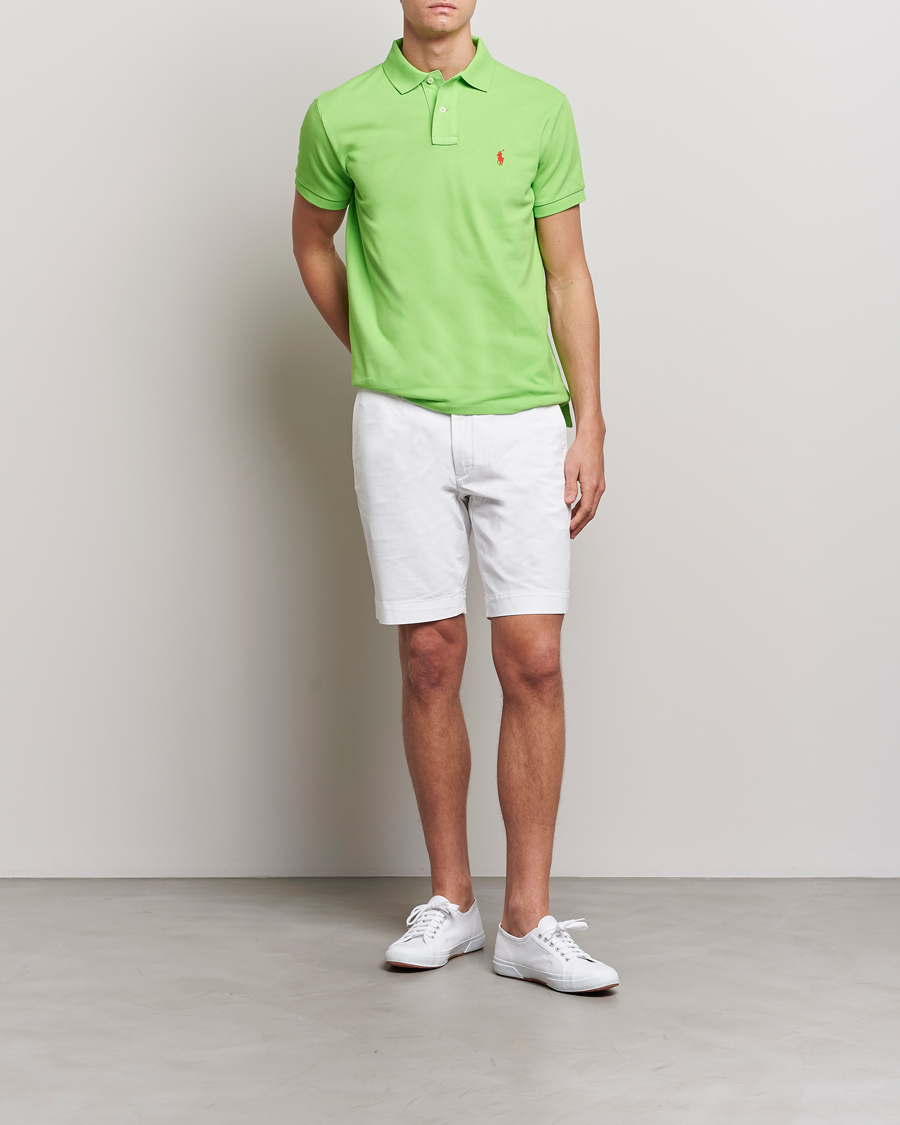 Homme | Polos | Polo Ralph Lauren | Custom Slim Fit Polo Kiwi Lime