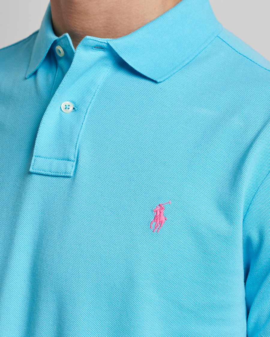 Homme | Polos | Polo Ralph Lauren | Custom Slim Fit Polo Turquoise Nova