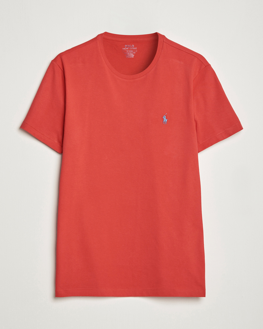 Heren | T-shirts | Polo Ralph Lauren | Crew Neck T-Shirt Evening Post Red