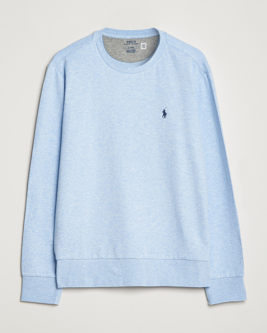 Heren | Truien | Polo Ralph Lauren | Double Knitted Jersey Sweatshirt Elite Blue Heather