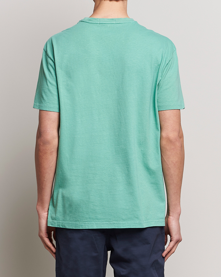 Heren | T-shirts | Polo Ralph Lauren | Cotton/Linen Crew Neck T-Shirt Essex Green