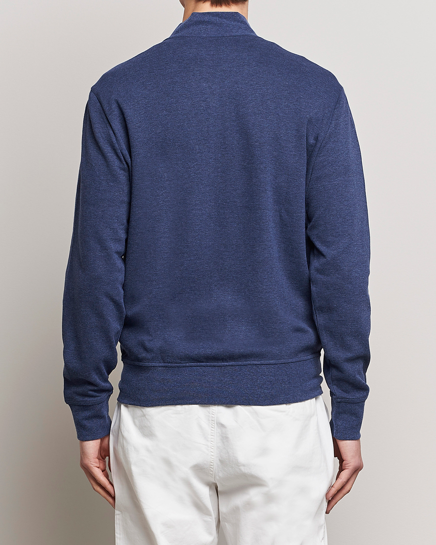 Homme | Pulls Et Tricots | Polo Ralph Lauren | Double Knit Full-Zip Sweater Spring Navy Heather