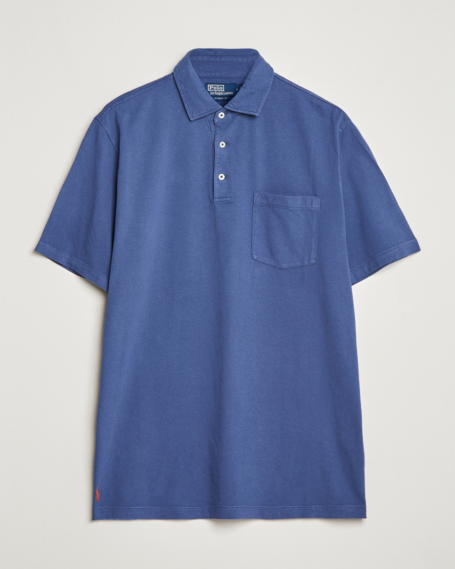 Heren | Polo's | Polo Ralph Lauren | Cotton/Linen Polo Boathouse Navy