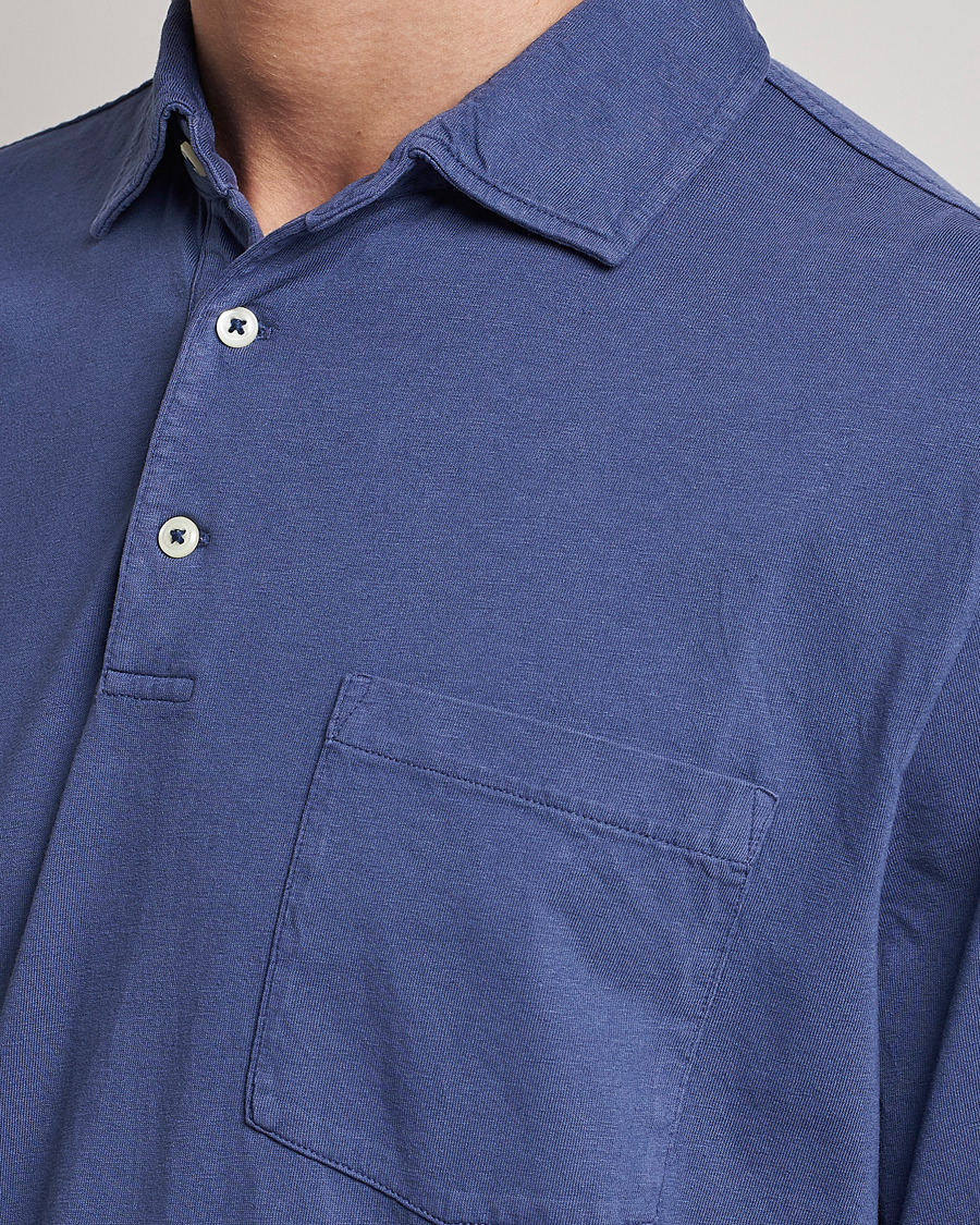 Heren | Polo's | Polo Ralph Lauren | Cotton/Linen Polo Boathouse Navy