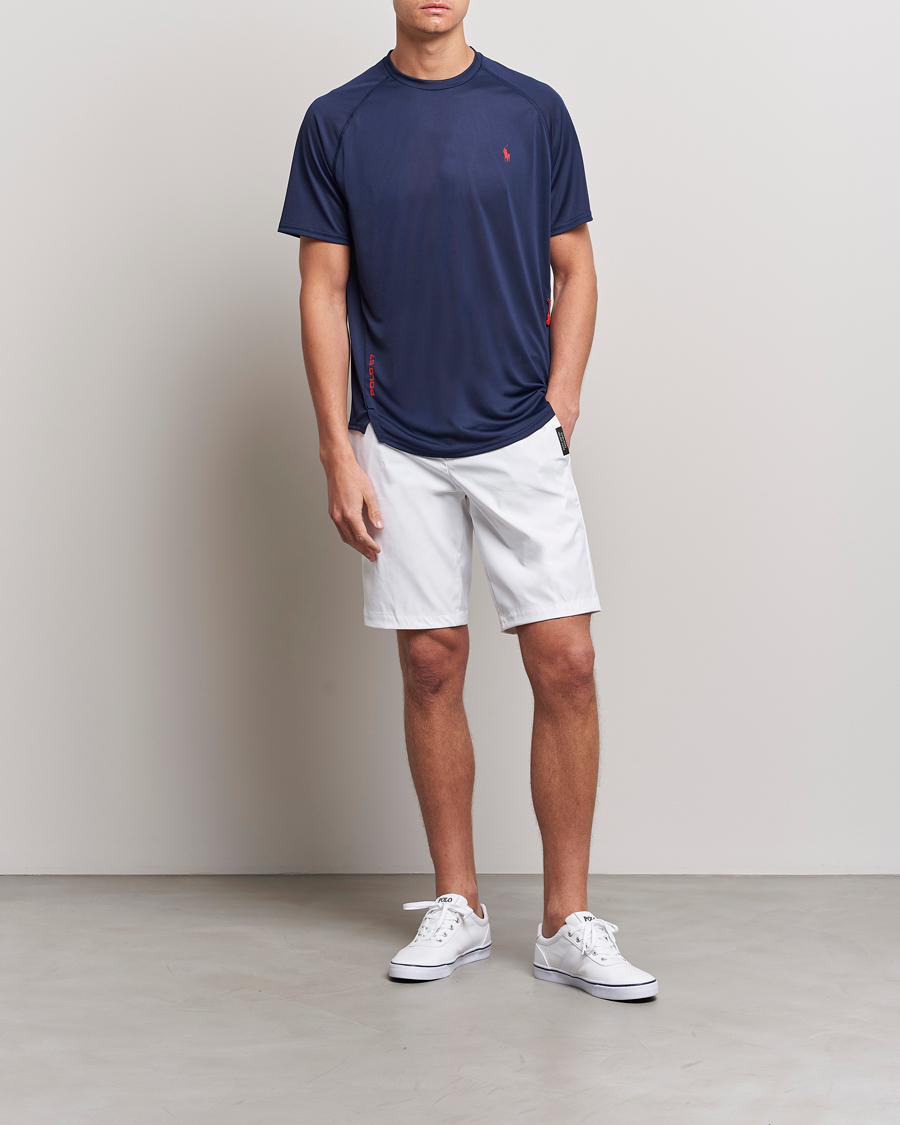Heren | T-shirts | Polo Ralph Lauren | Performance Jersey Crew Neck T-Shirt Newport Navy