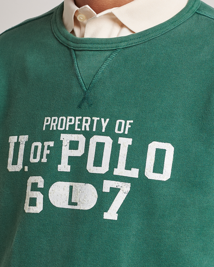 Homme | Pulls Et Tricots | Polo Ralph Lauren | Fleece Logo Sweatshirt Washed Forest
