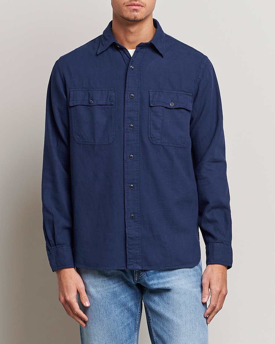 Homme | Chemises | Polo Ralph Lauren | Cotton Overshirt Newport Navy